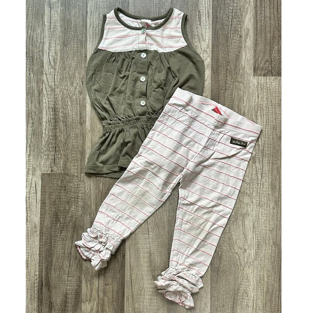 Matilda Jane Neopolitan Top and Sweet Pea Leggings